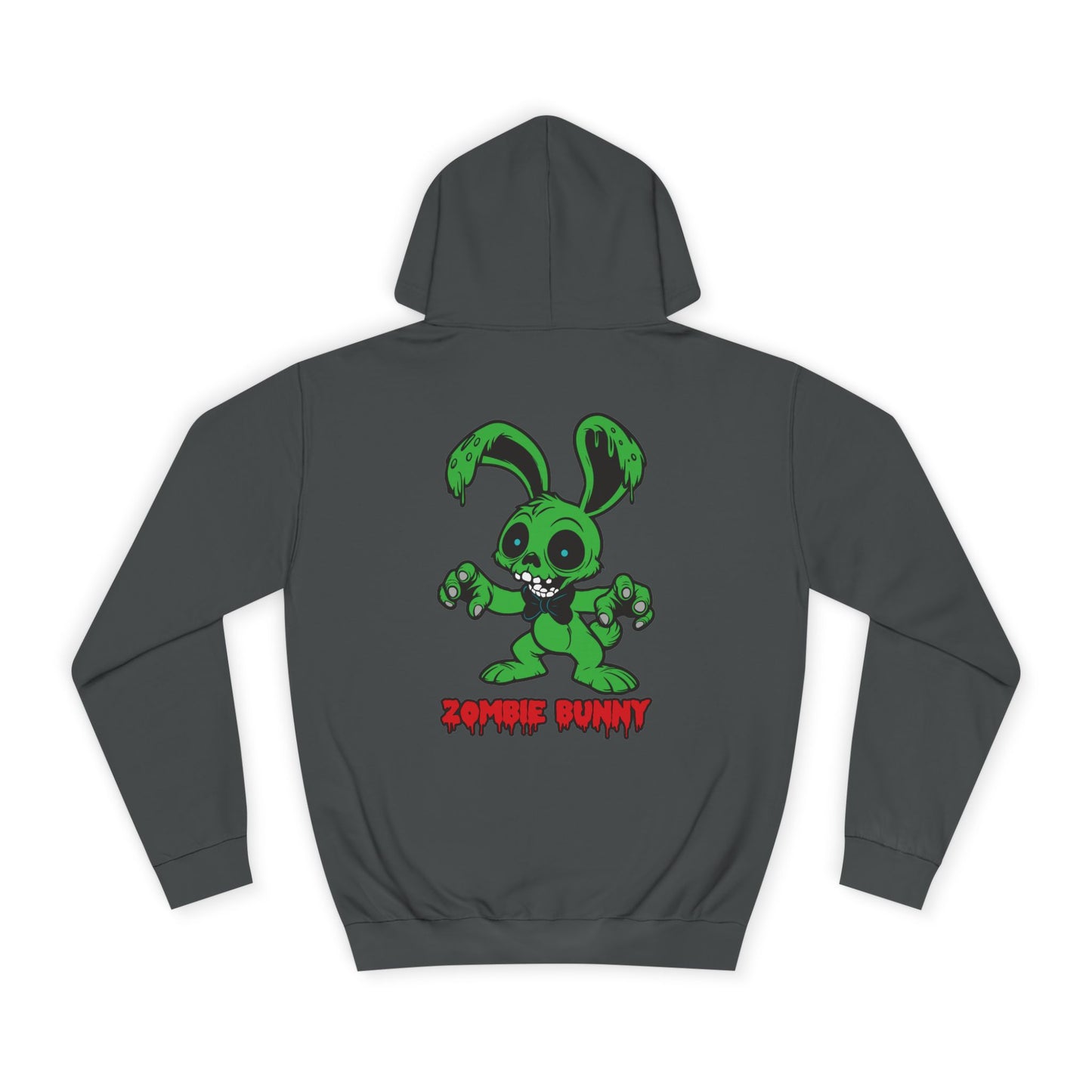 Zombie Bunny, Rad Moto Bunny, Unisex Hoodie - Biker Style Sweatshirt for Motorcycle Enthusiasts