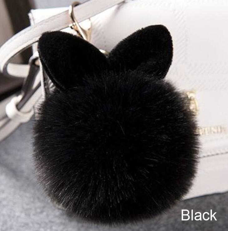 Fur Bunny Keychain