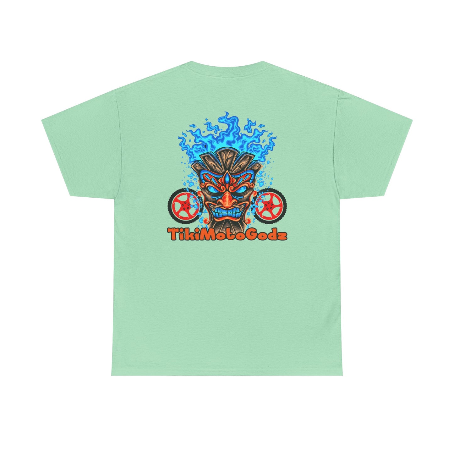 Tiki Moto Godz. Heavy Cotton T-Shirt