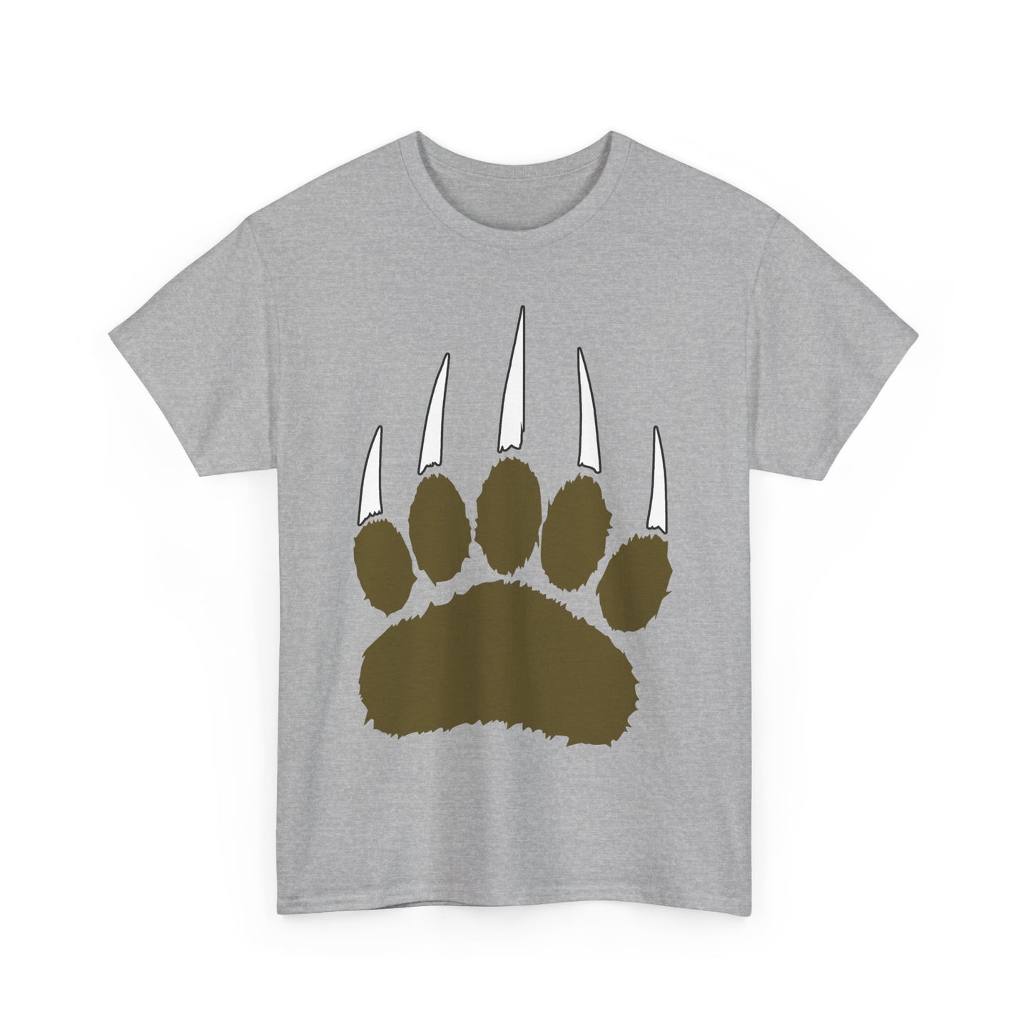 Bear Paw. Heavy Cotton T-Shirt