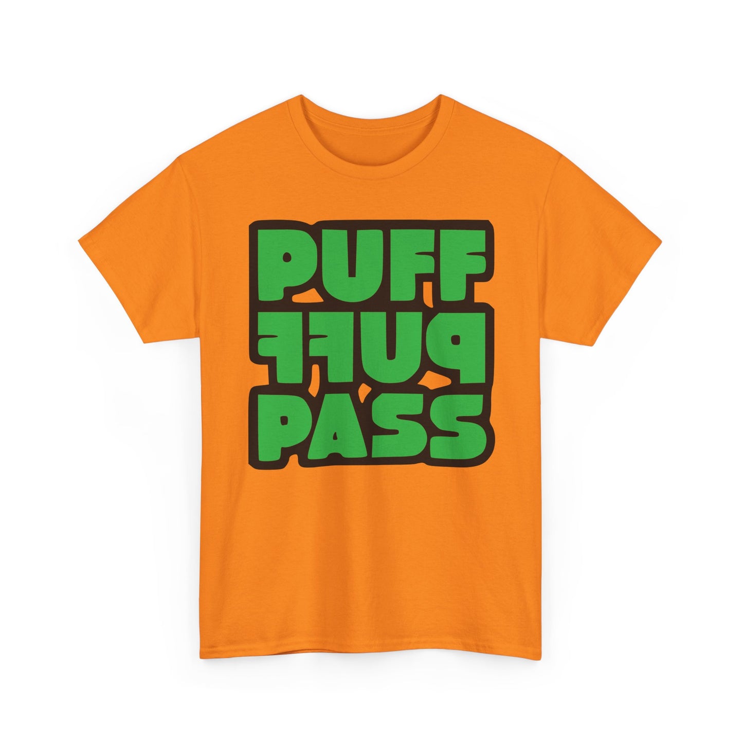 Puff Puff Pass Tee - Unisex Heavy Cotton T-Shirt