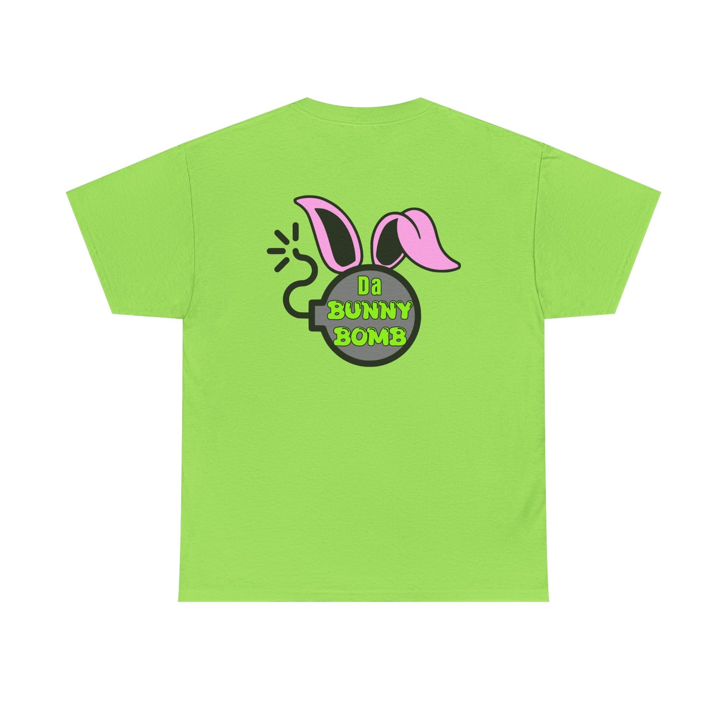 Da Bunny Bomb, Rad Moto Bunny, Heavy Cotton T-Shirt