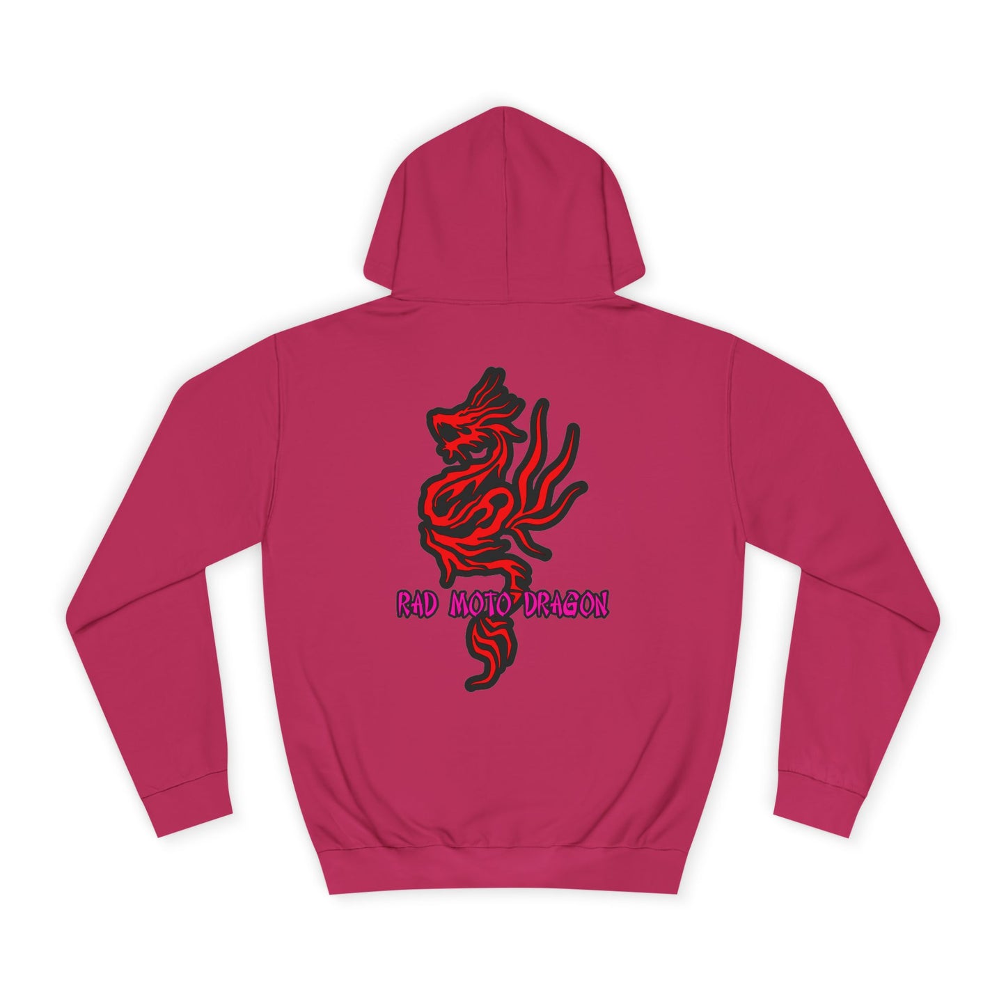 Rad Moto Dragon, Rad Moto Life, Unisex Hoodie - Biker Style Sweatshirt for Motorcycle Enthusiasts