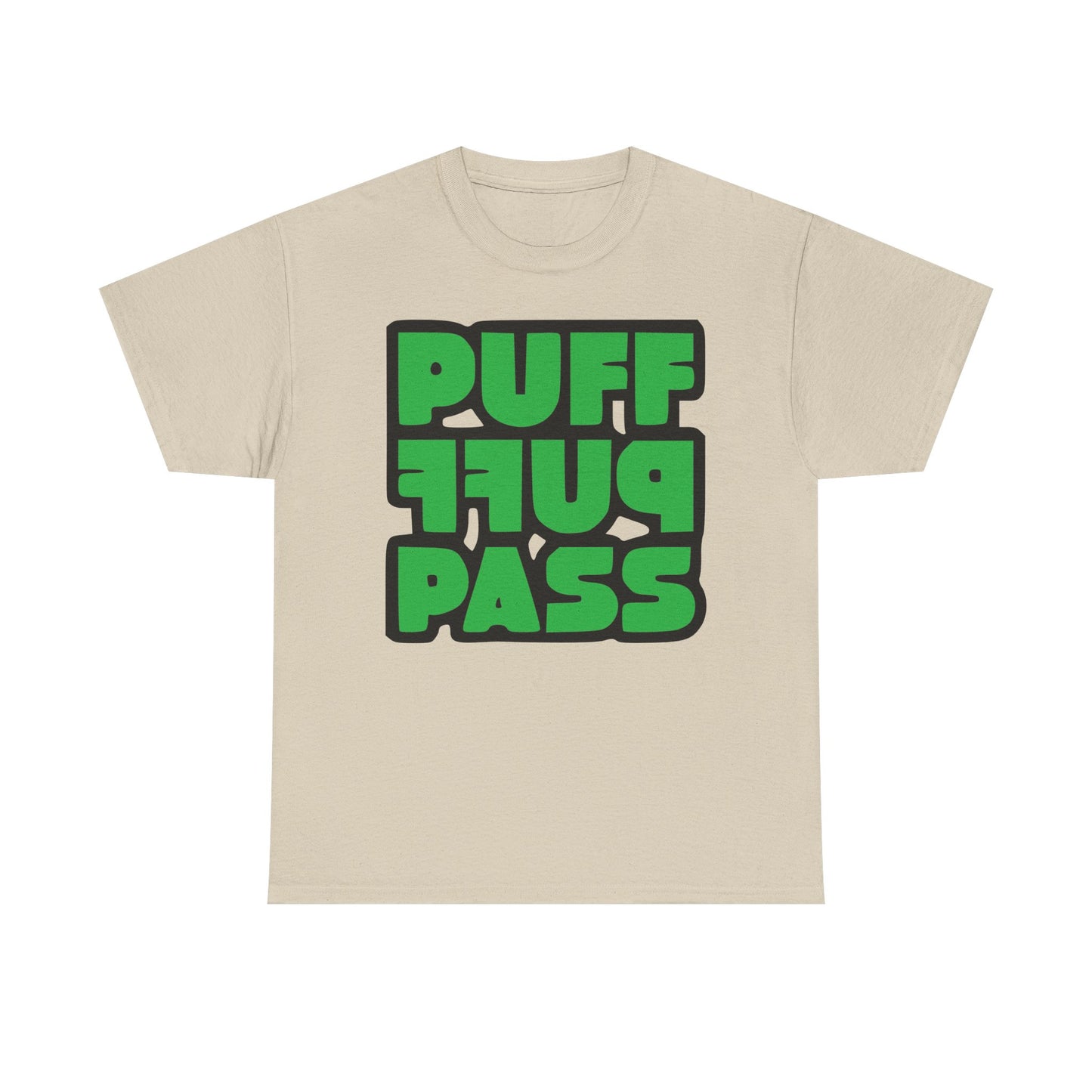Puff Puff Pass Tee - Unisex Heavy Cotton T-Shirt