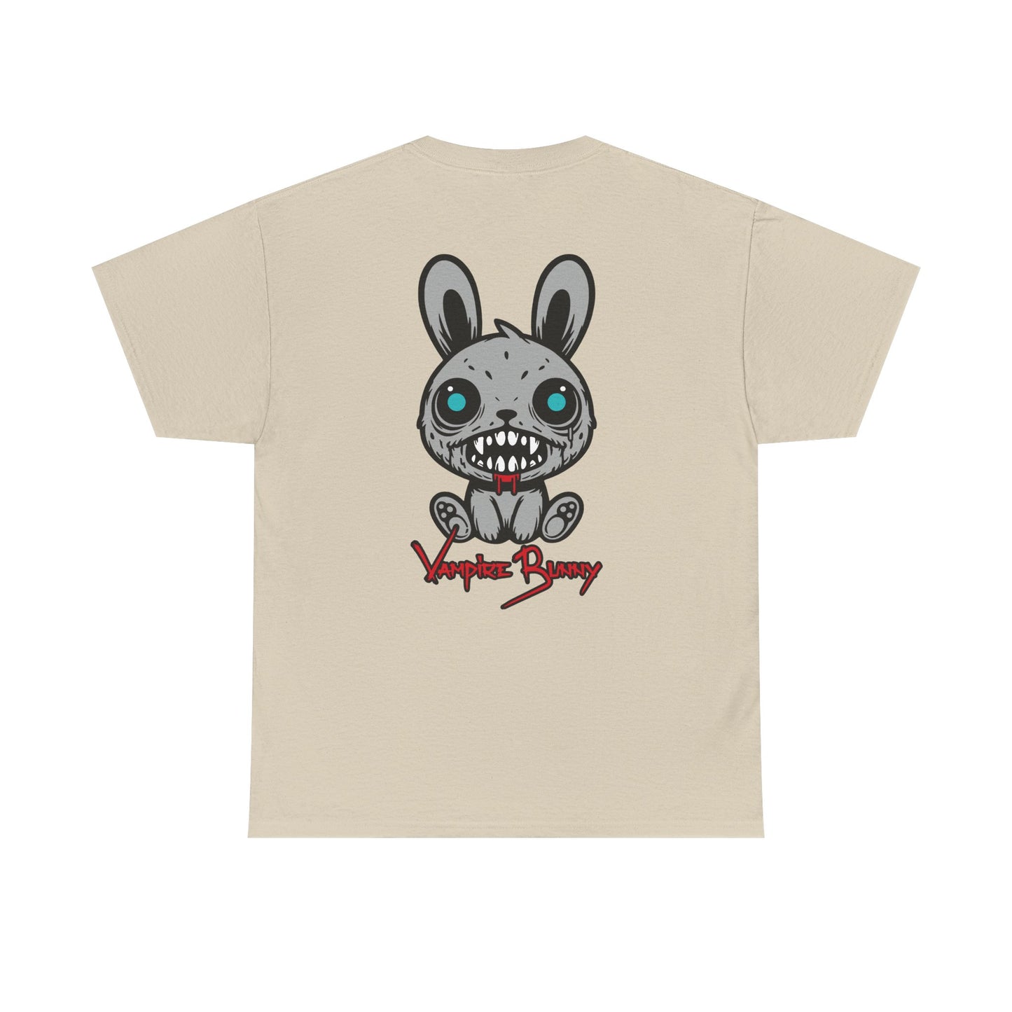Vampire Bunny, Rad Moto Bunny, Heavy Cotton T-Shirt