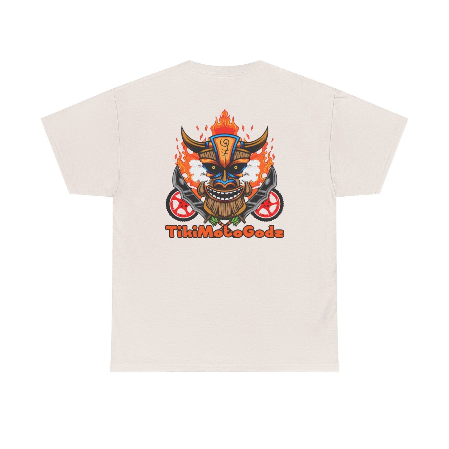 Tiki Moto Godz. Heavy Cotton T-Shirt