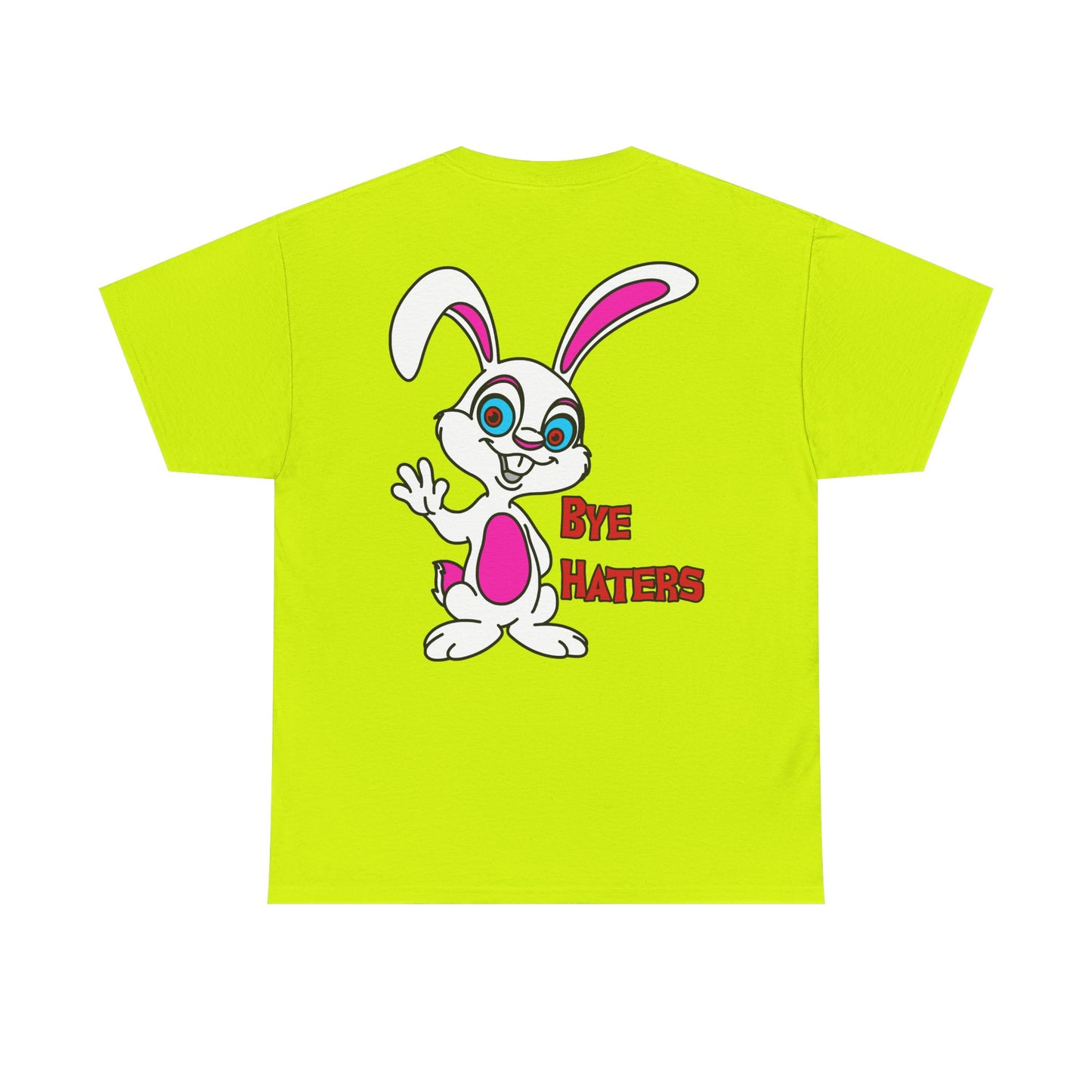 Bye Haters Bunny, Rad Moto Bunny, Heavy Cotton T-Shirt