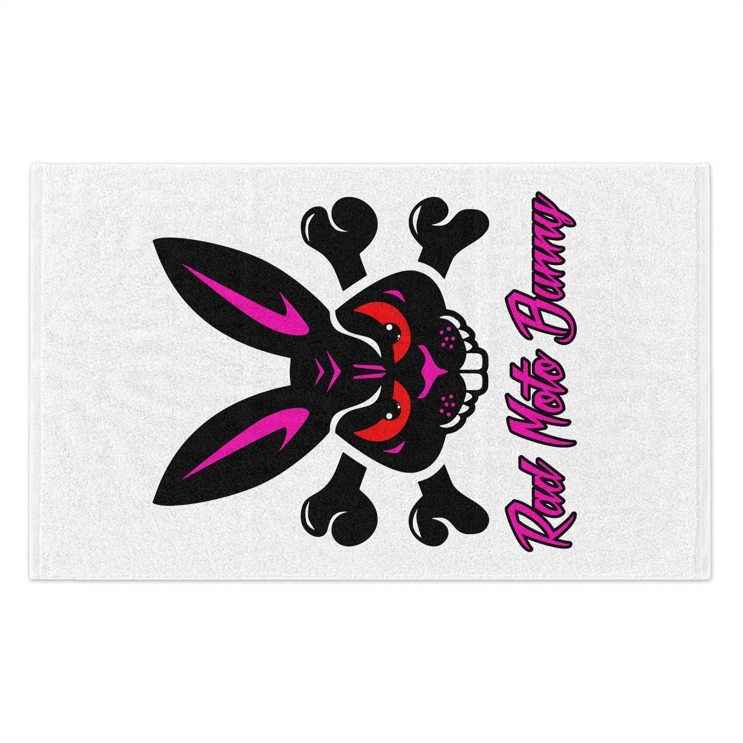 Rad Moto Bunny, Biker Towel - Perfect for Motorsports Fans