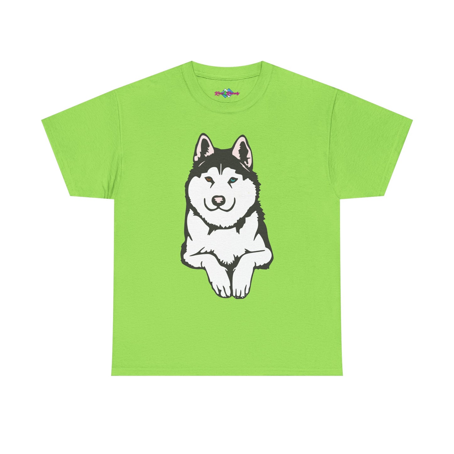 Casual Husky. Heavy Cotton T-Shirt