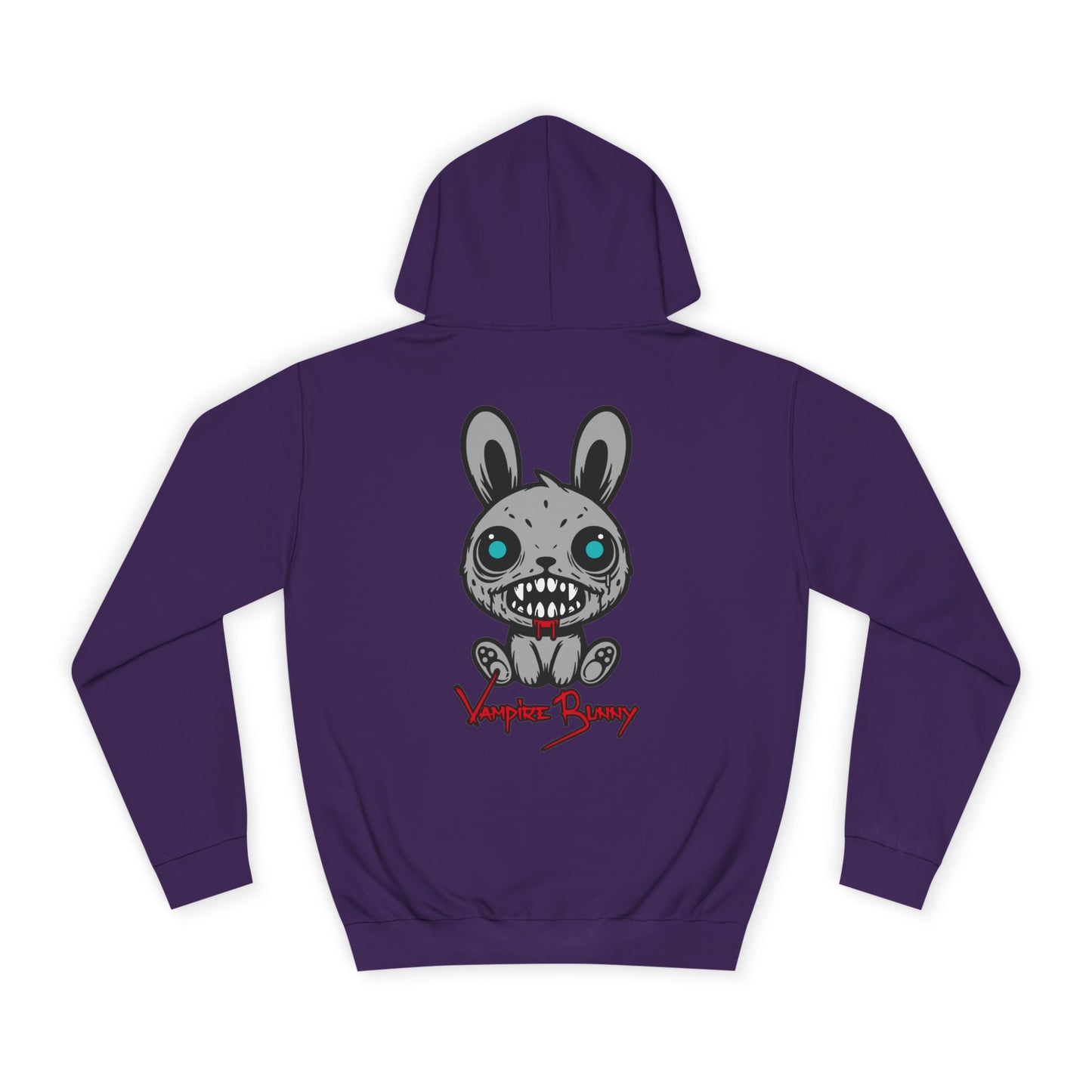 Vampire Bunny, Rad Moto Bunny, Unisex Hoodie - Biker Style Sweatshirt for Motorcycle Enthusiasts