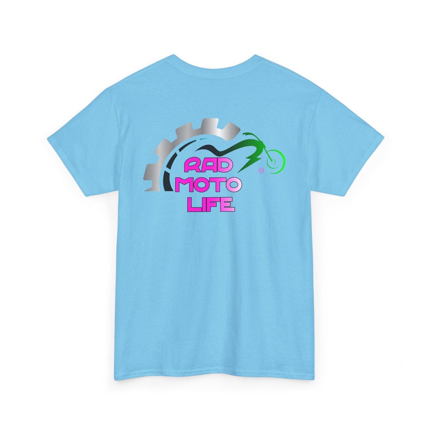 Geared, Rad Moto Life, Heavy Cotton T-Shirt