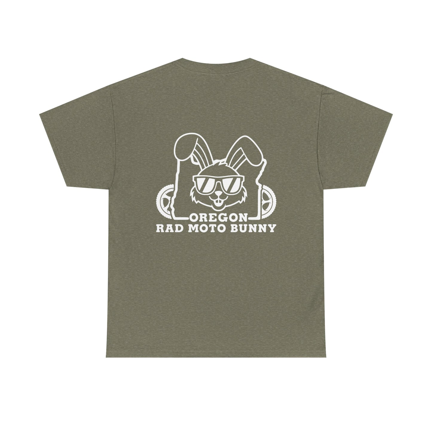 Oregon Rad Moto Bunny, Rad Moto Bunny, Heavy Cotton T-Shirt