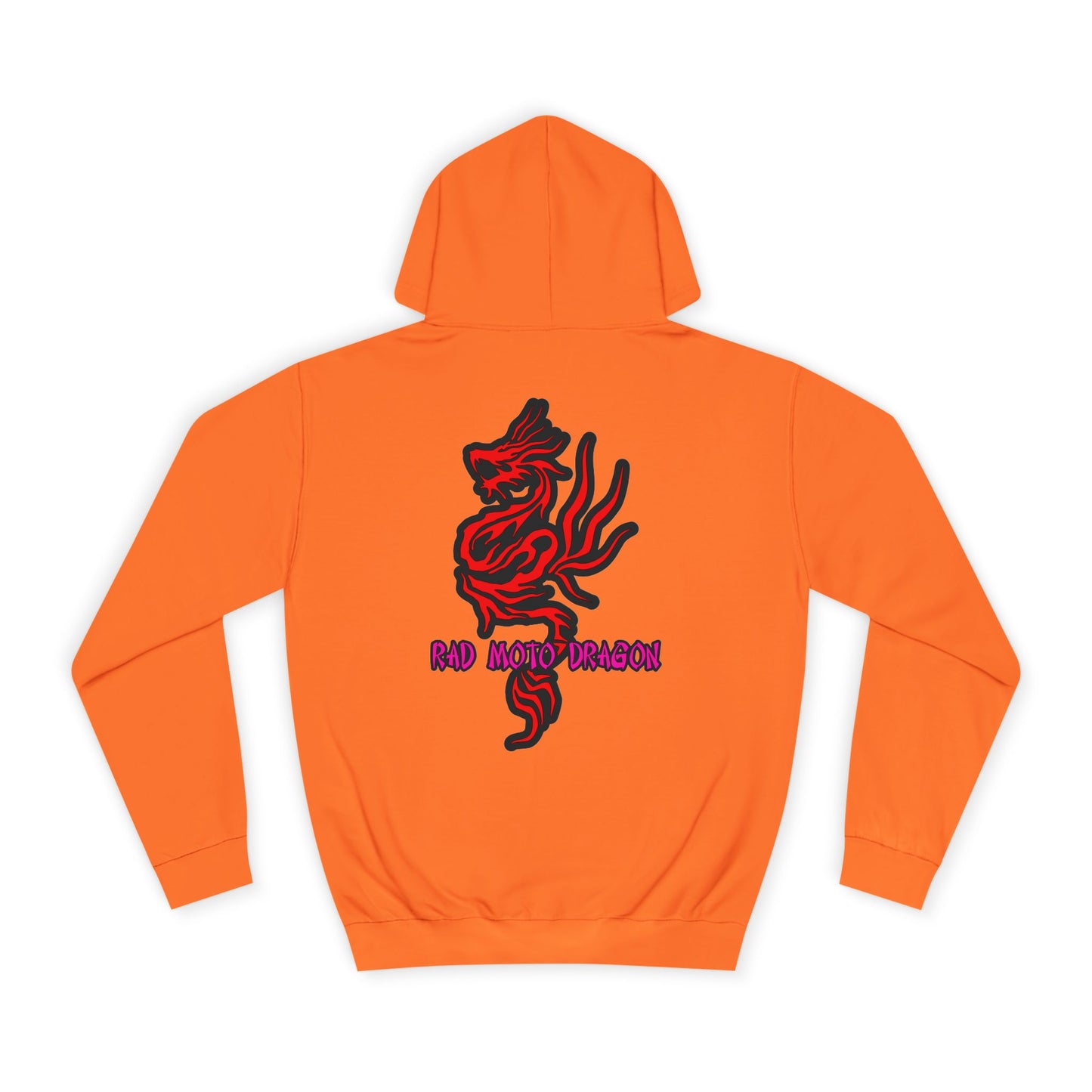 Rad Moto Dragon, Rad Moto Life, Unisex Hoodie - Biker Style Sweatshirt for Motorcycle Enthusiasts
