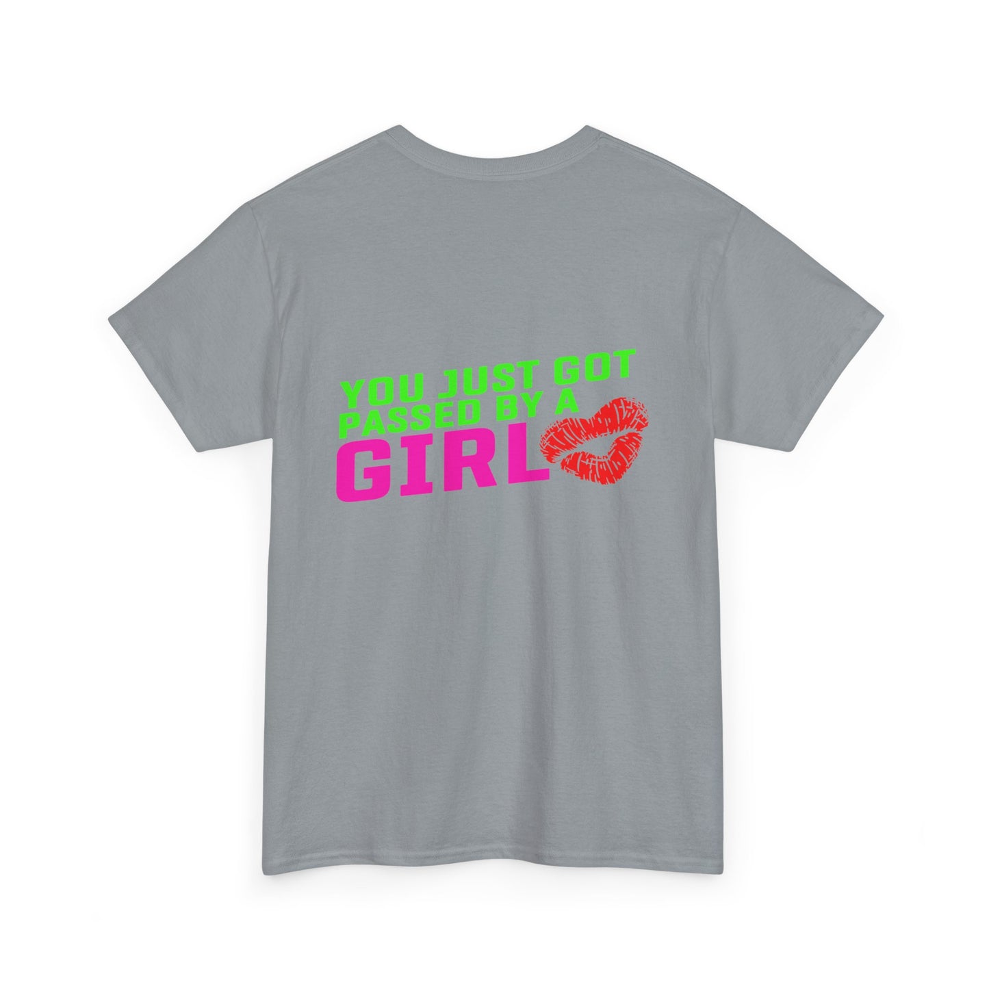 You just got passed by a Girl, Rad Moto Bunny, Heavy Cotton T-Shirt