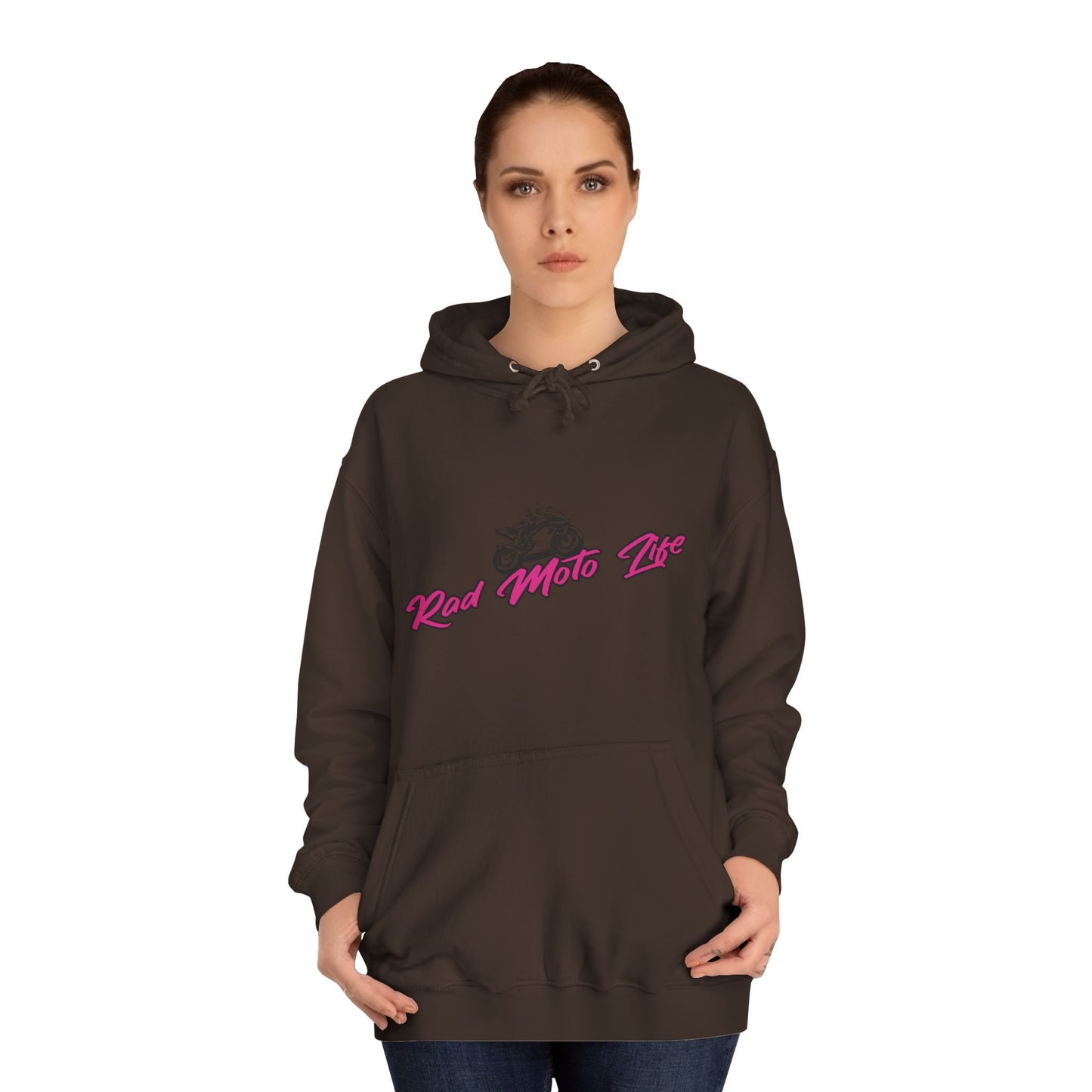 Life Behind Bars, Rad Moto Life Unisex Hoodie - Biker Style Sweatshirt for Motorcycle Enthusiasts
