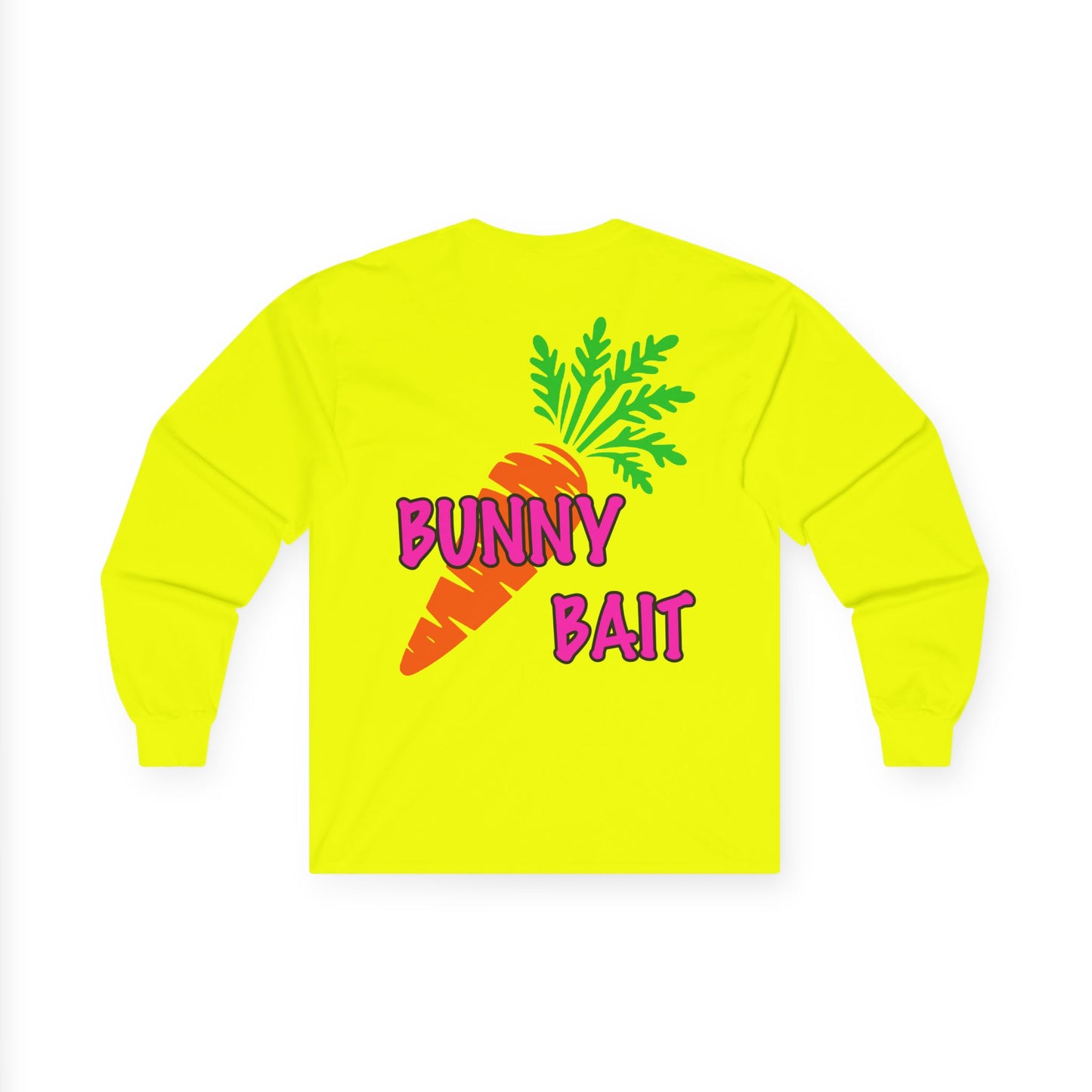 Bunny Bait, Rad Moto Bunny, Unisex Long Sleeve Tee - Bold Graphic T-Shirt for Motorcycle Enthusiasts