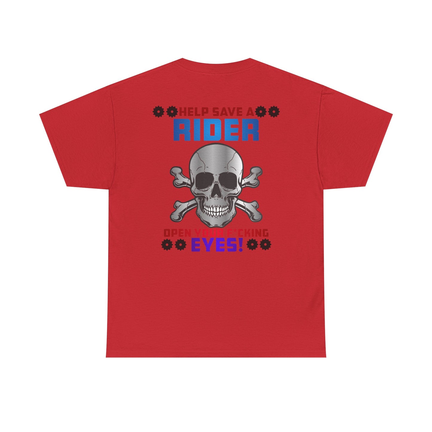 Help Save a Rider, Rad Moto Life, Heavy Cotton T-Shirt