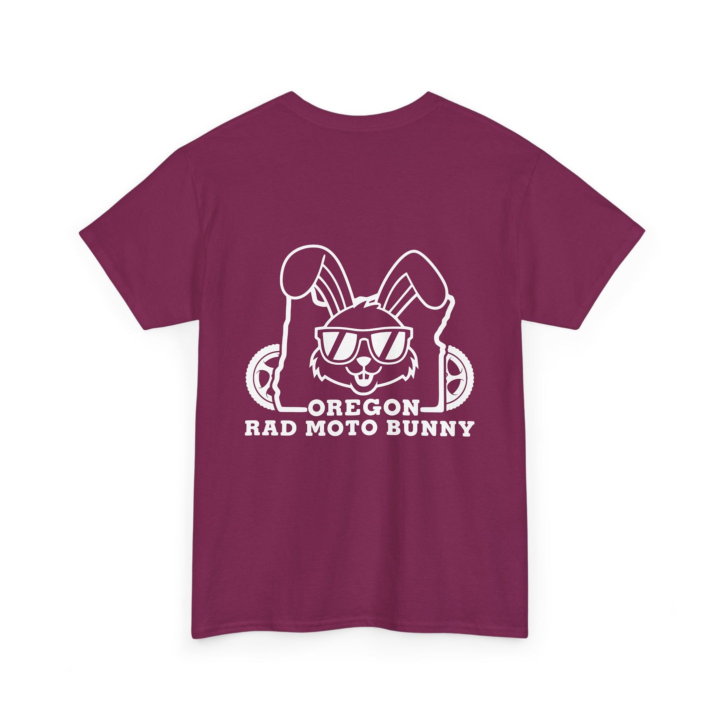 Oregon Rad Moto Bunny, Rad Moto Bunny, Heavy Cotton T-Shirt