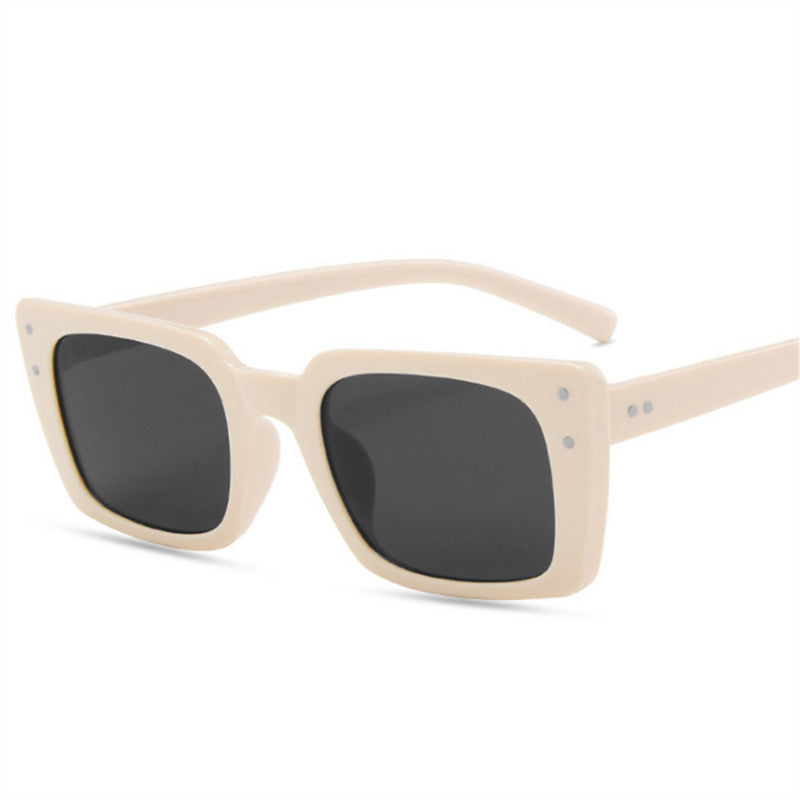 Trendy Squared Small Frame Sunglasses