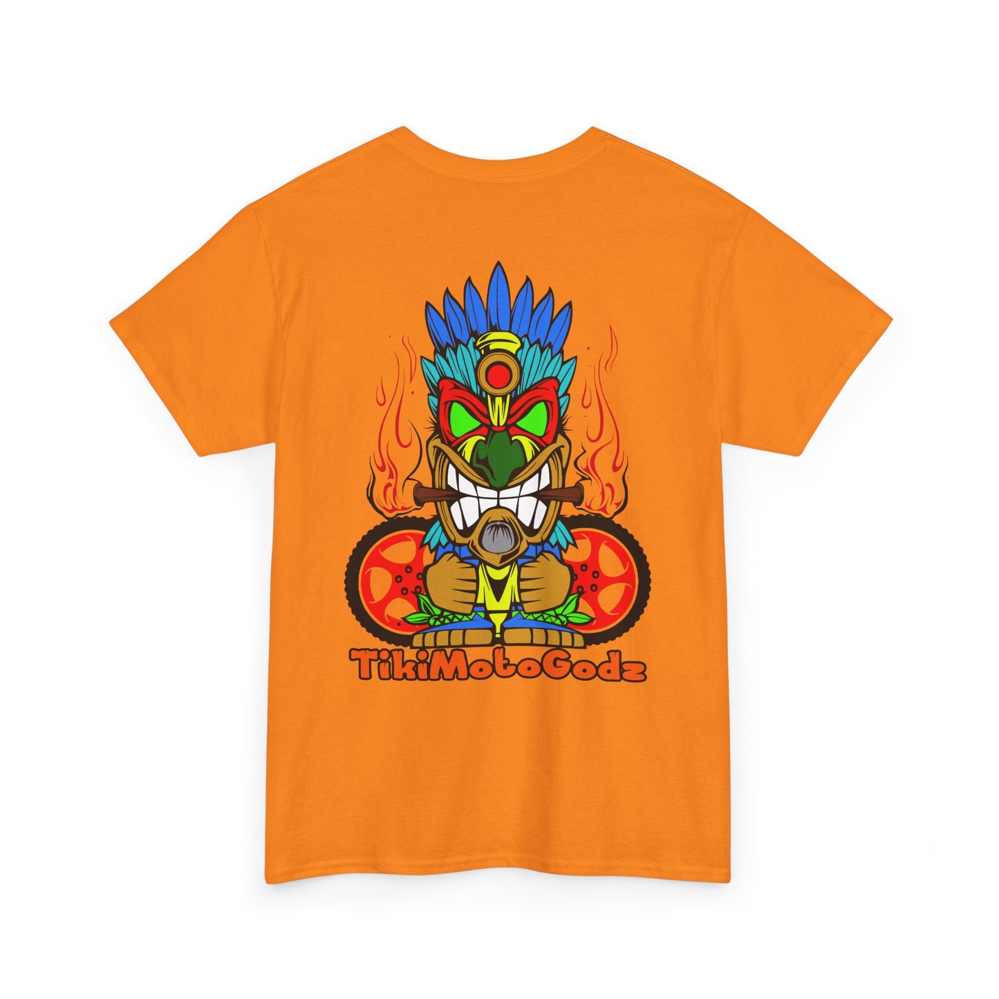 Tiki Moto Godz. Heavy Cotton T-Shirt