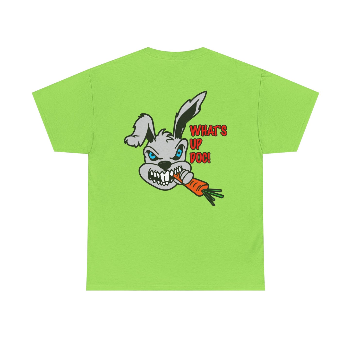 What's up Doc Bunny, Rad Moto Bunny, Heavy Cotton T-Shirt