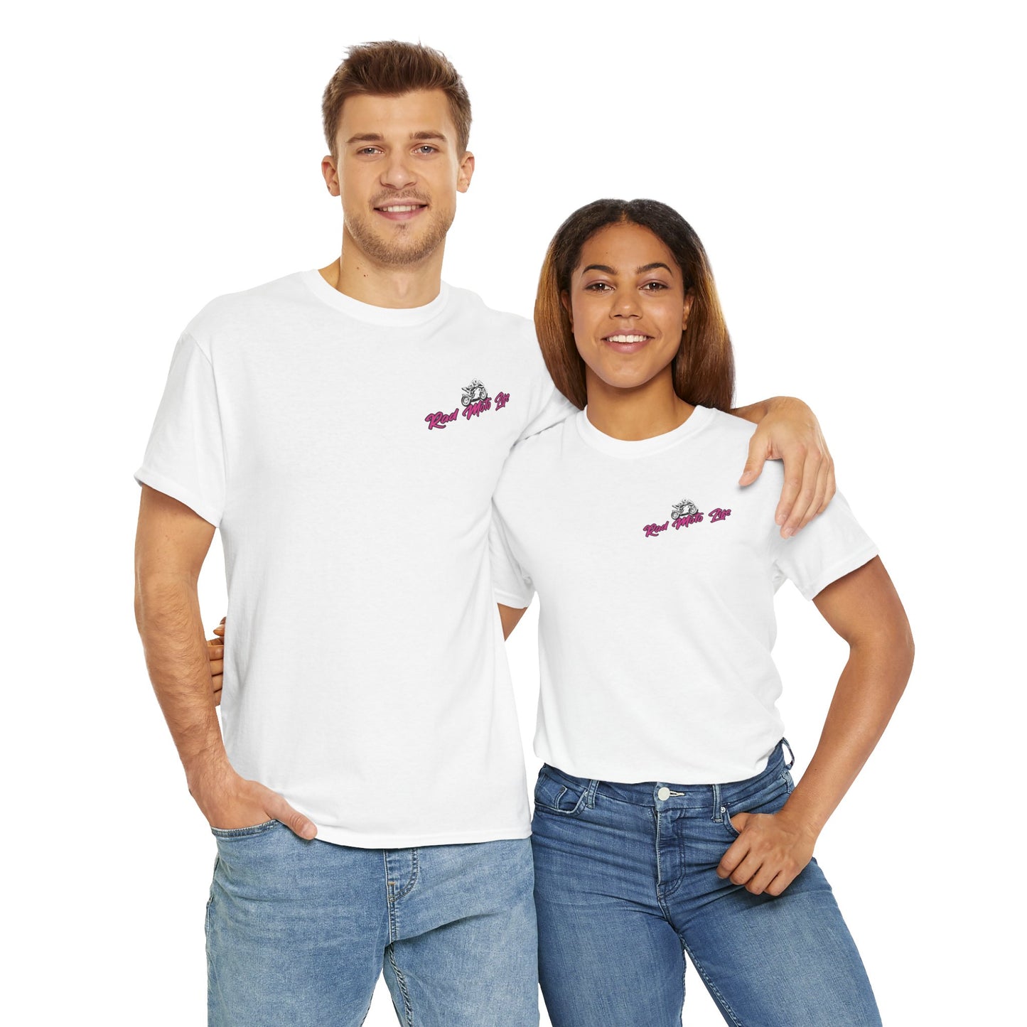 Shark Rider, Rad Moto Life, Heavy Cotton T-Shirt