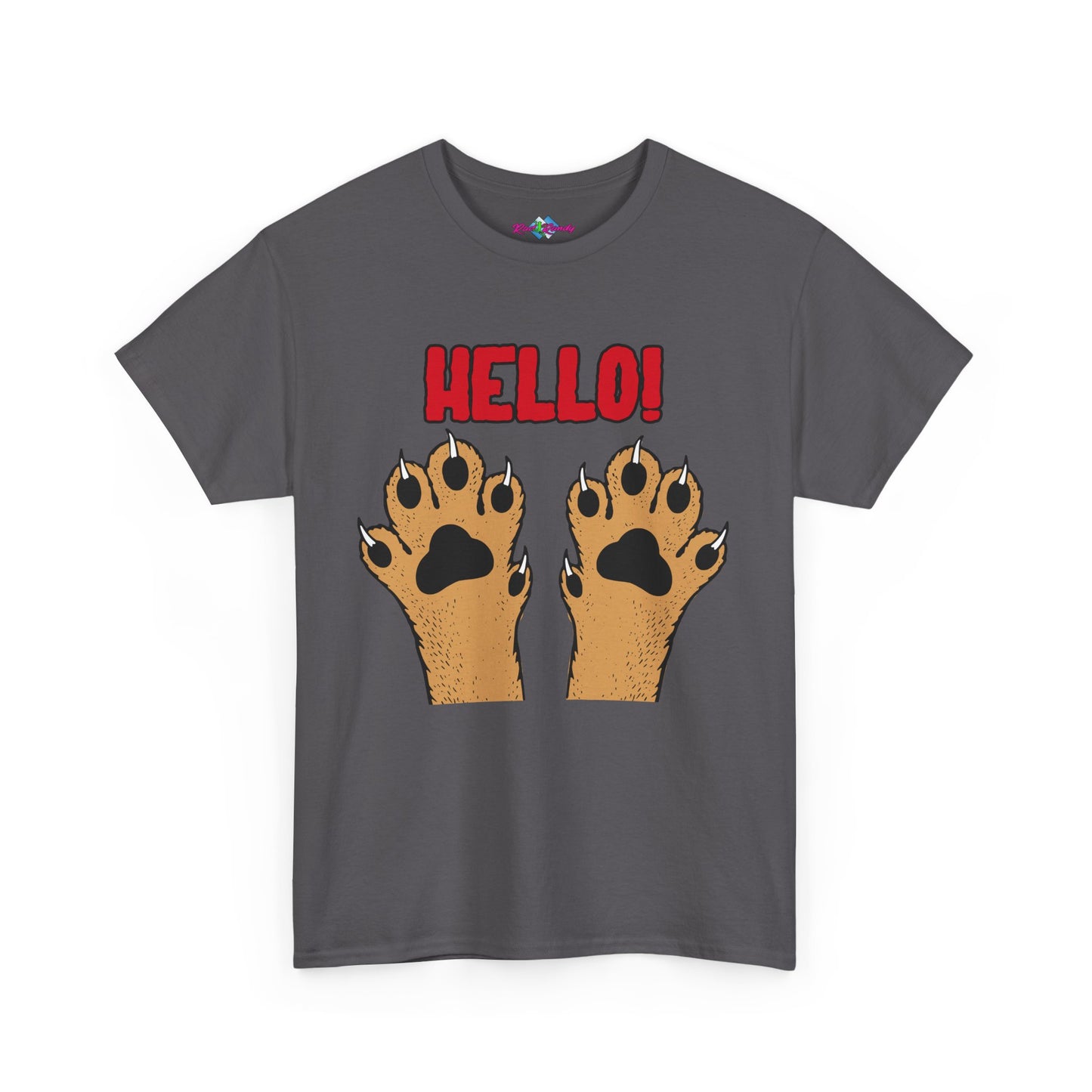 Hello Paws. Heavy Cotton T-Shirt