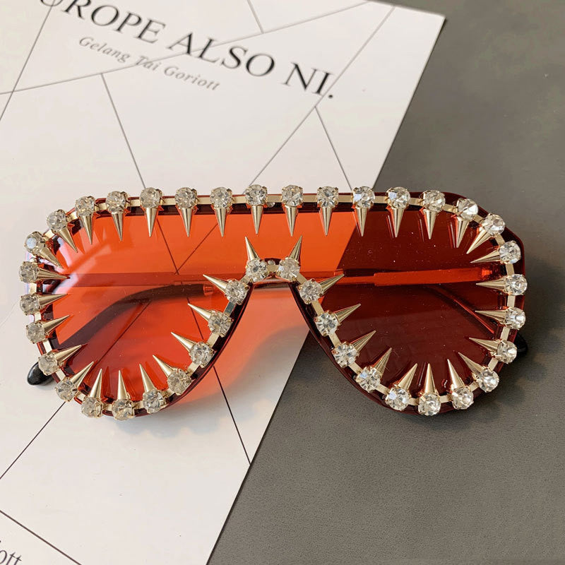 Spiked Diamond Sunglasses
