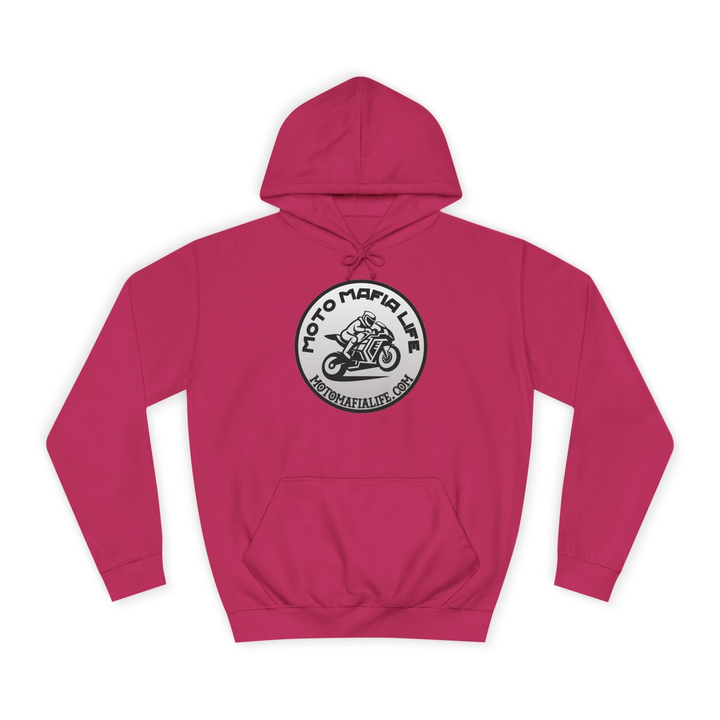 Be Brave, Never Give up, Moto Mafia Life Unisex Hoodie - Biker Style Sweatshirt for Motorcycle Enthusiasts