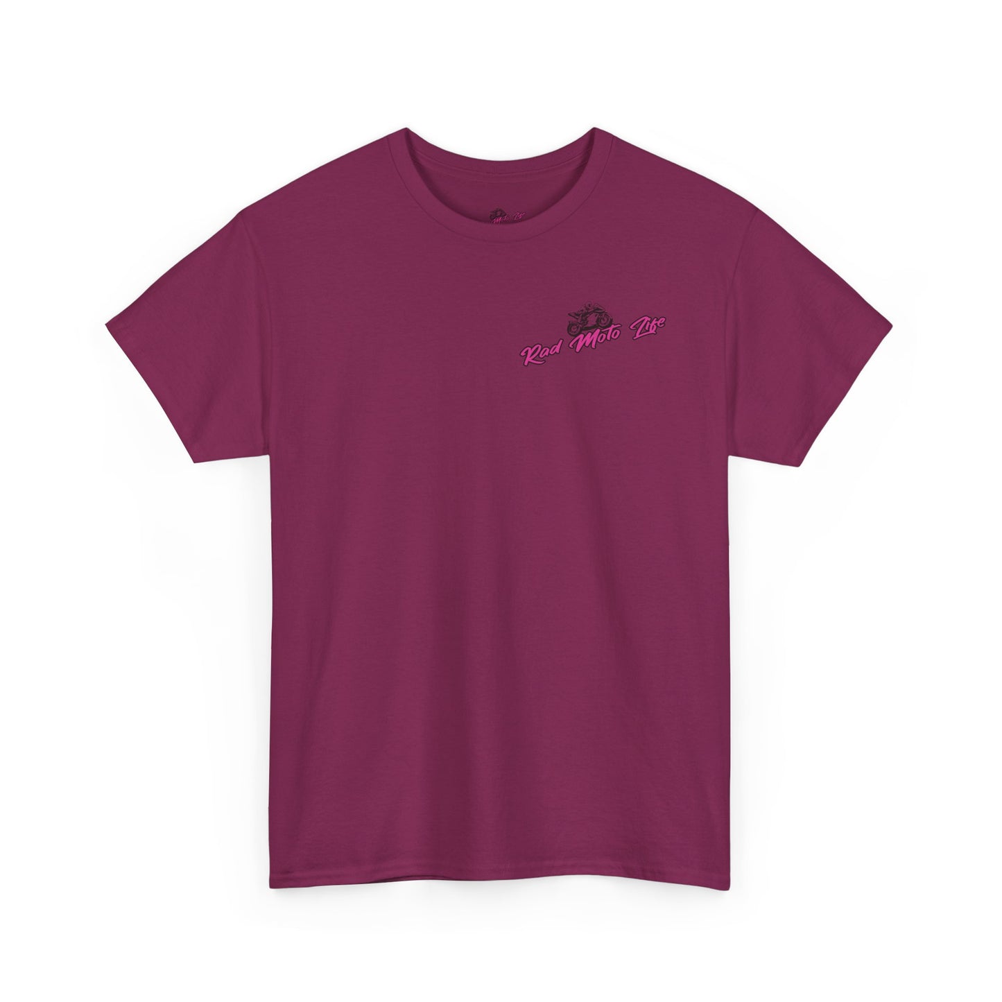 Positive Vibes Only, Rad Moto Life, Heavy Cotton T-Shirt