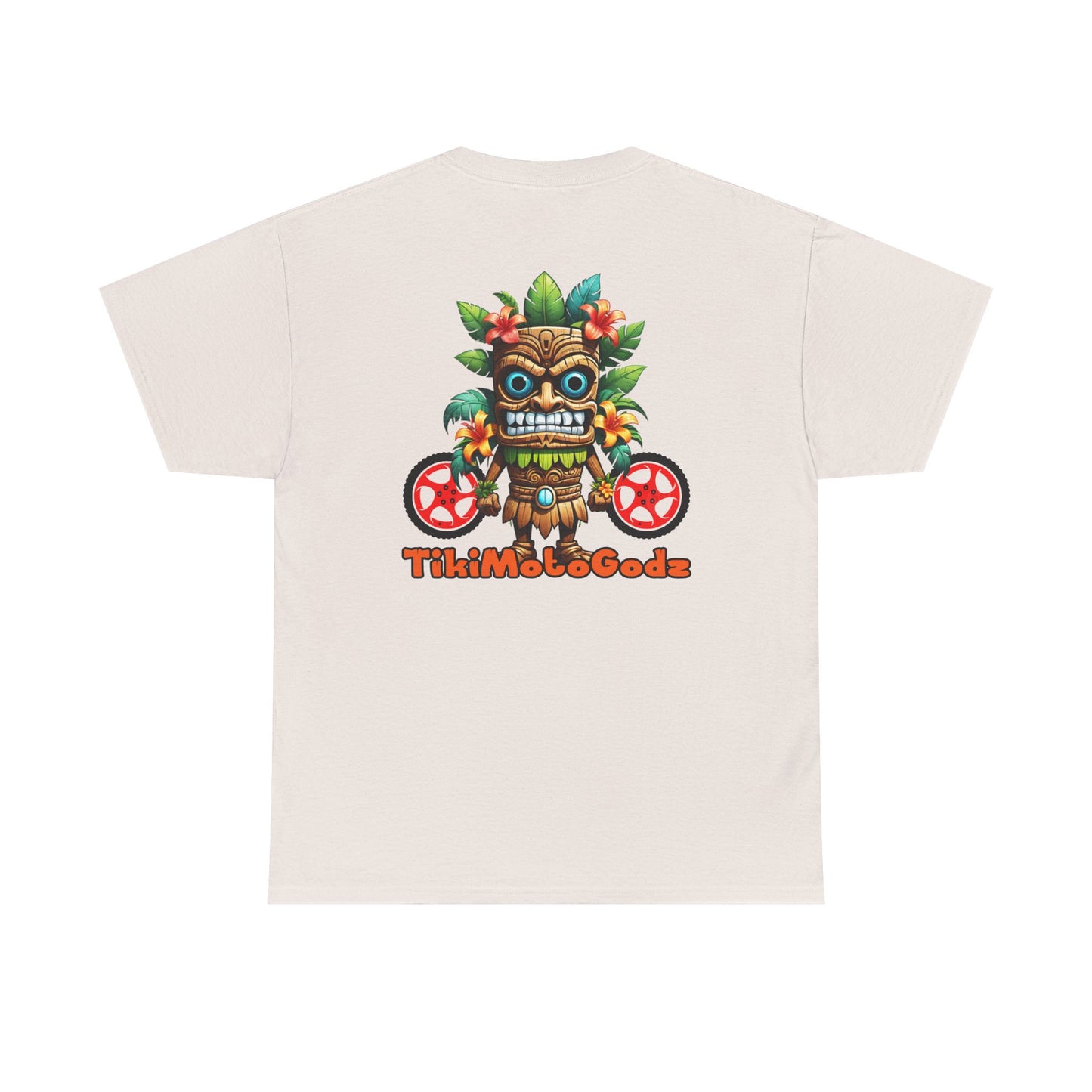 Tiki Moto Godz. Heavy Cotton T-Shirt