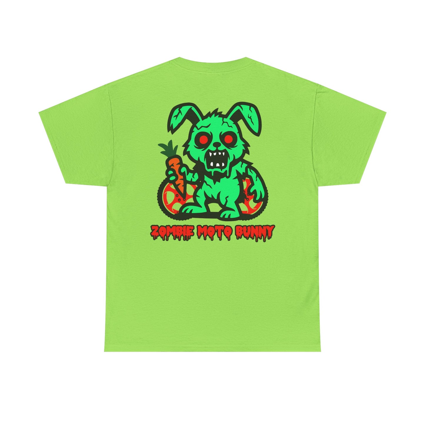Zombie Moto Bunny, Rad Moto Bunny, Heavy Cotton T-Shirt