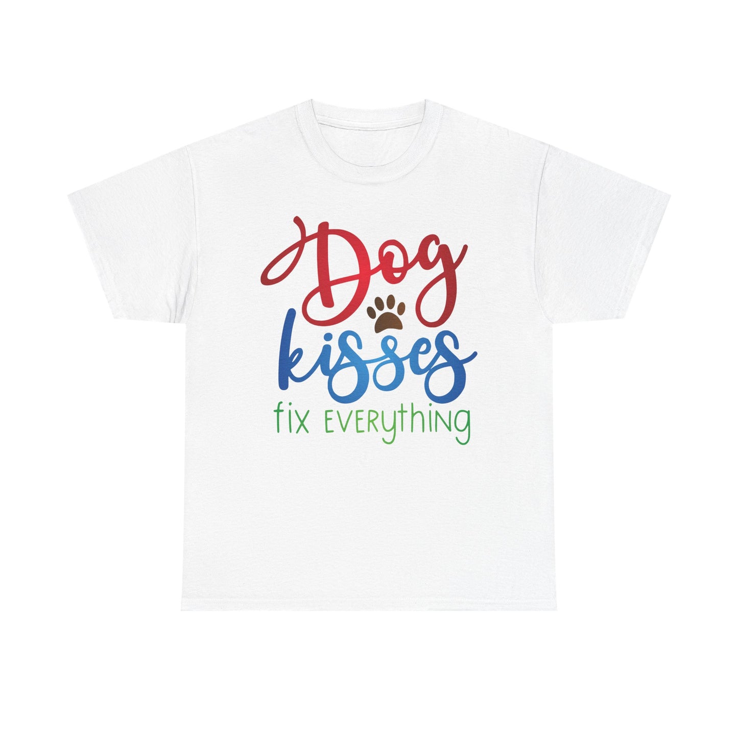 Dog Kisses. Heavy Cotton T-Shirt