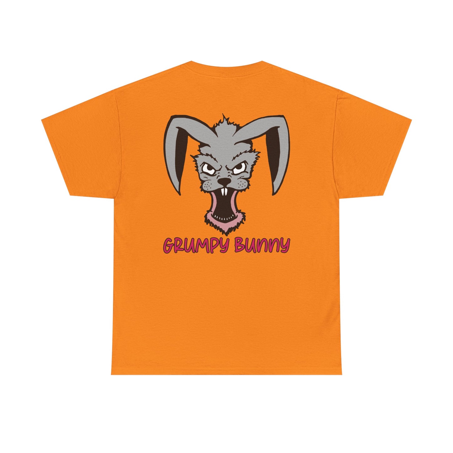 Grumpy Bunny, Rad Moto Bunny, Heavy Cotton T-Shirt
