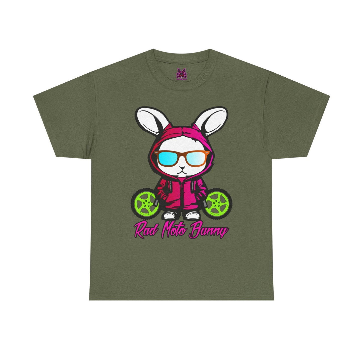Rad Moto Bunny, Heavy Cotton T-Shirt