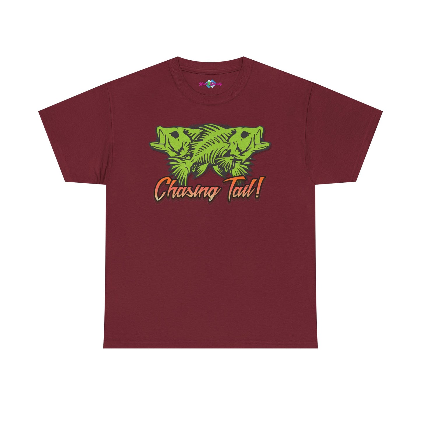 Chasing Tail. Heavy Cotton T-Shirt