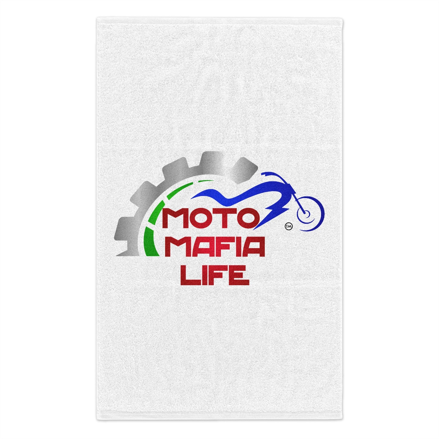 Geared, Moto Mafia Life, Biker Towel - Perfect for Motorsports Fans