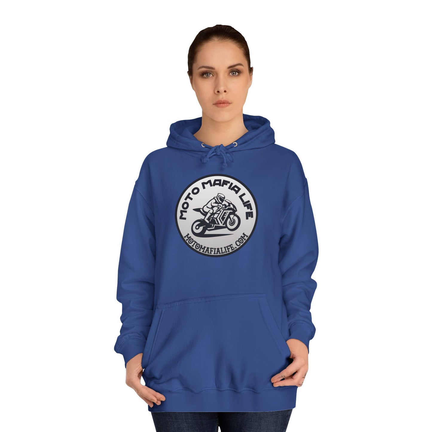 I'M Just a Girl, Moto Mafia Life Unisex Hoodie - Biker Style Sweatshirt for Motorcycle Enthusiasts