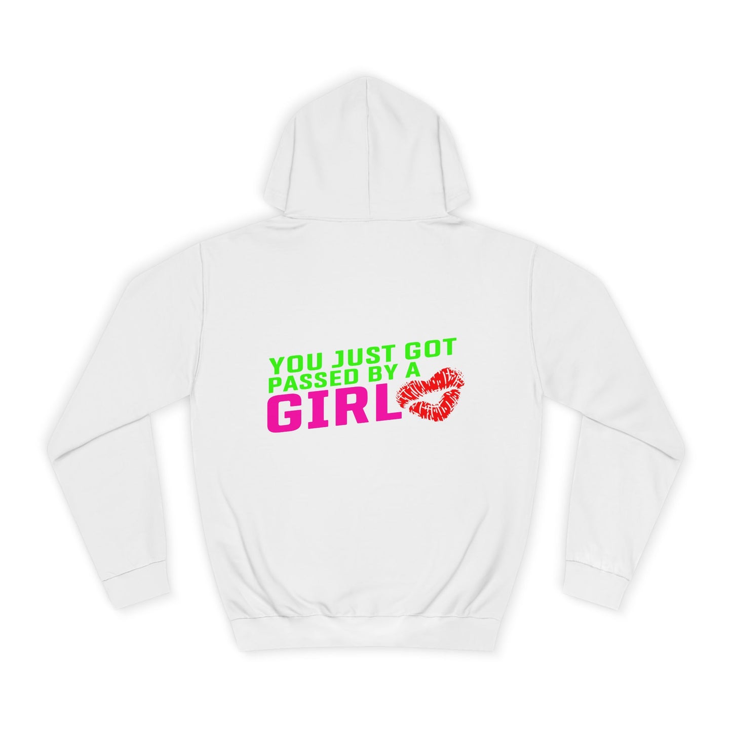 You just got passed by a Girl, Rad Moto Bunny, Unisex Hoodie - Biker Style Sweatshirt for Motorcycle Enthusiasts