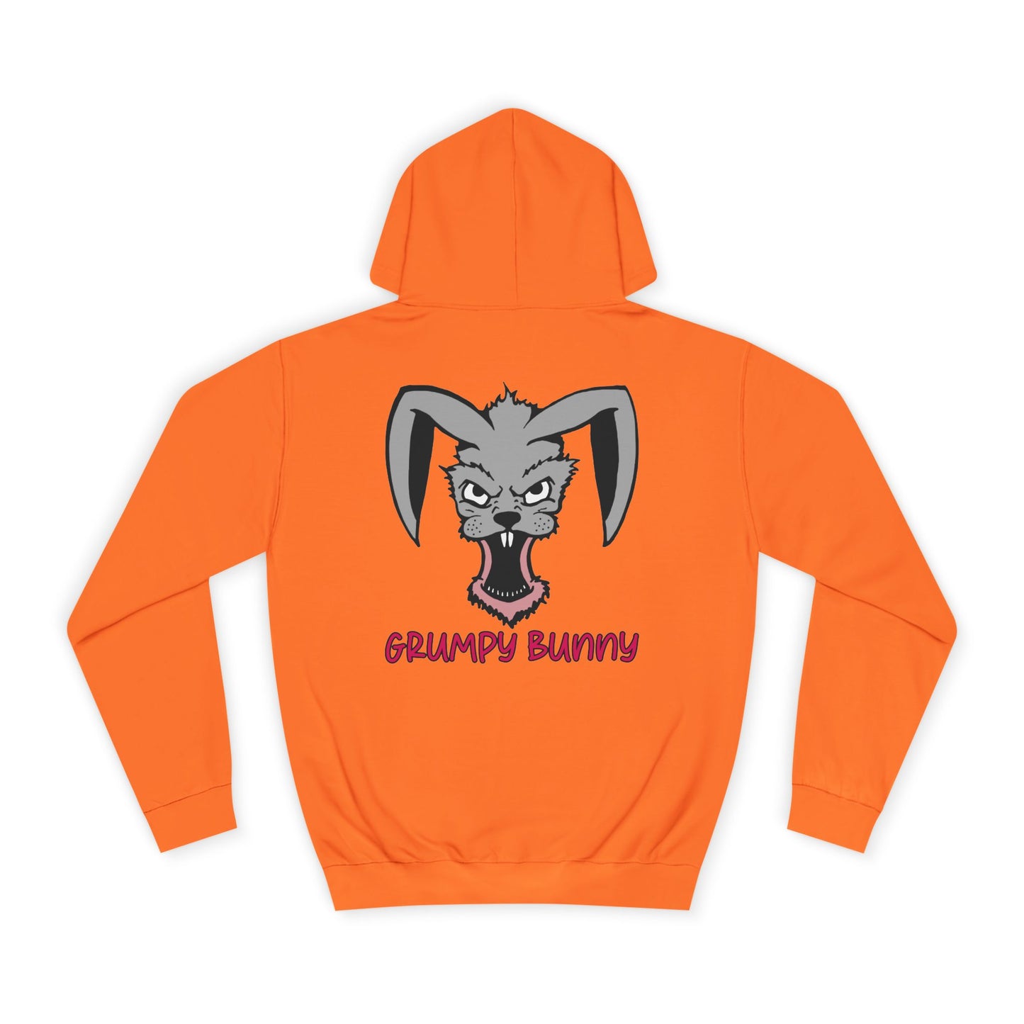 Grumpy Bunny, Rad Moto Bunny, Unisex Hoodie - Biker Style Sweatshirt for Motorcycle Enthusiasts