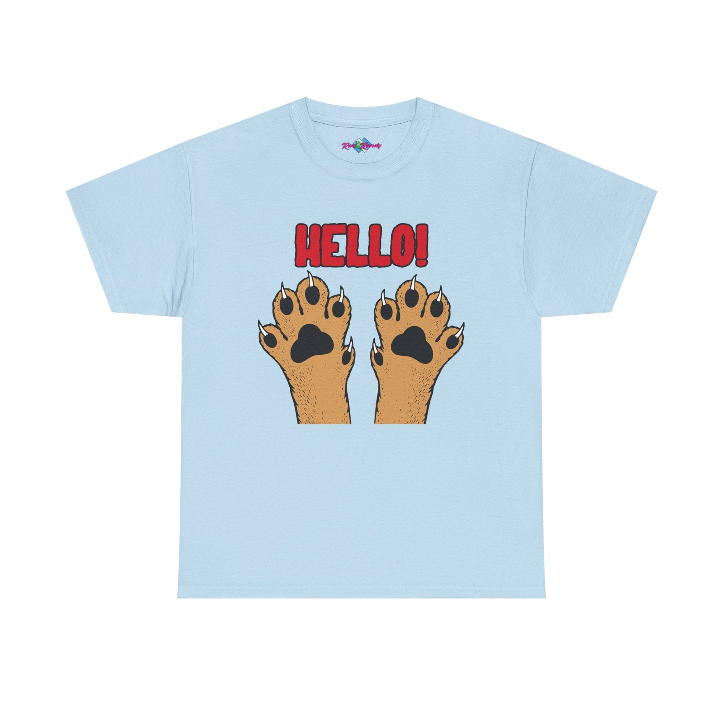Hello Paws. Heavy Cotton T-Shirt