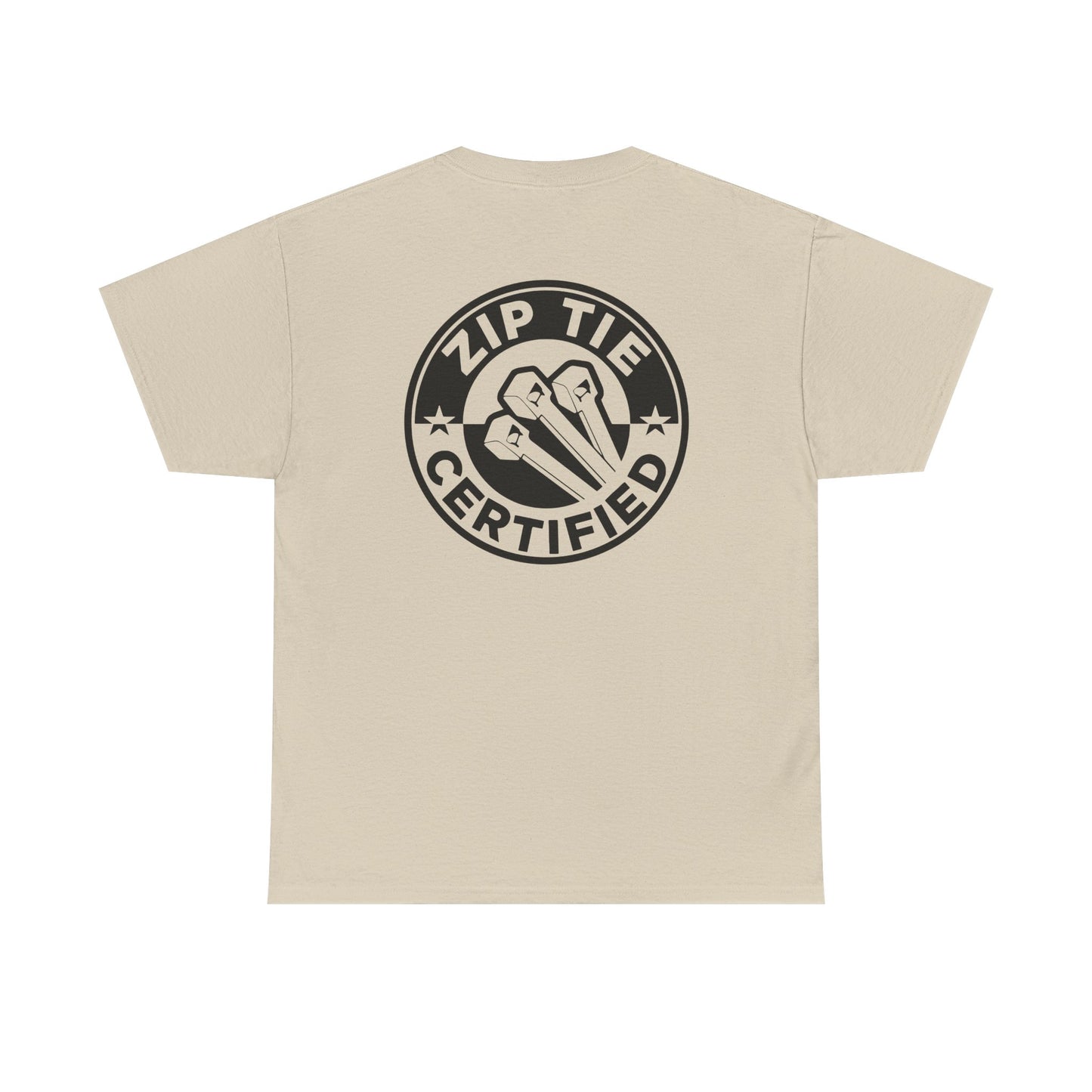 Zip Tie Certified, Rad Moto Bunny, Heavy Cotton T-Shirt