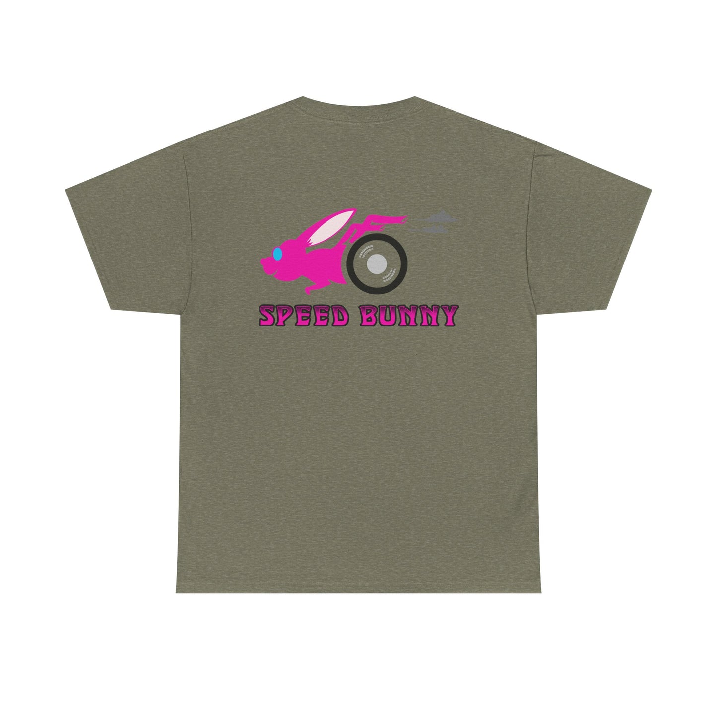 Speed Bunny, Rad Moto Bunny, Heavy Cotton T-Shirt