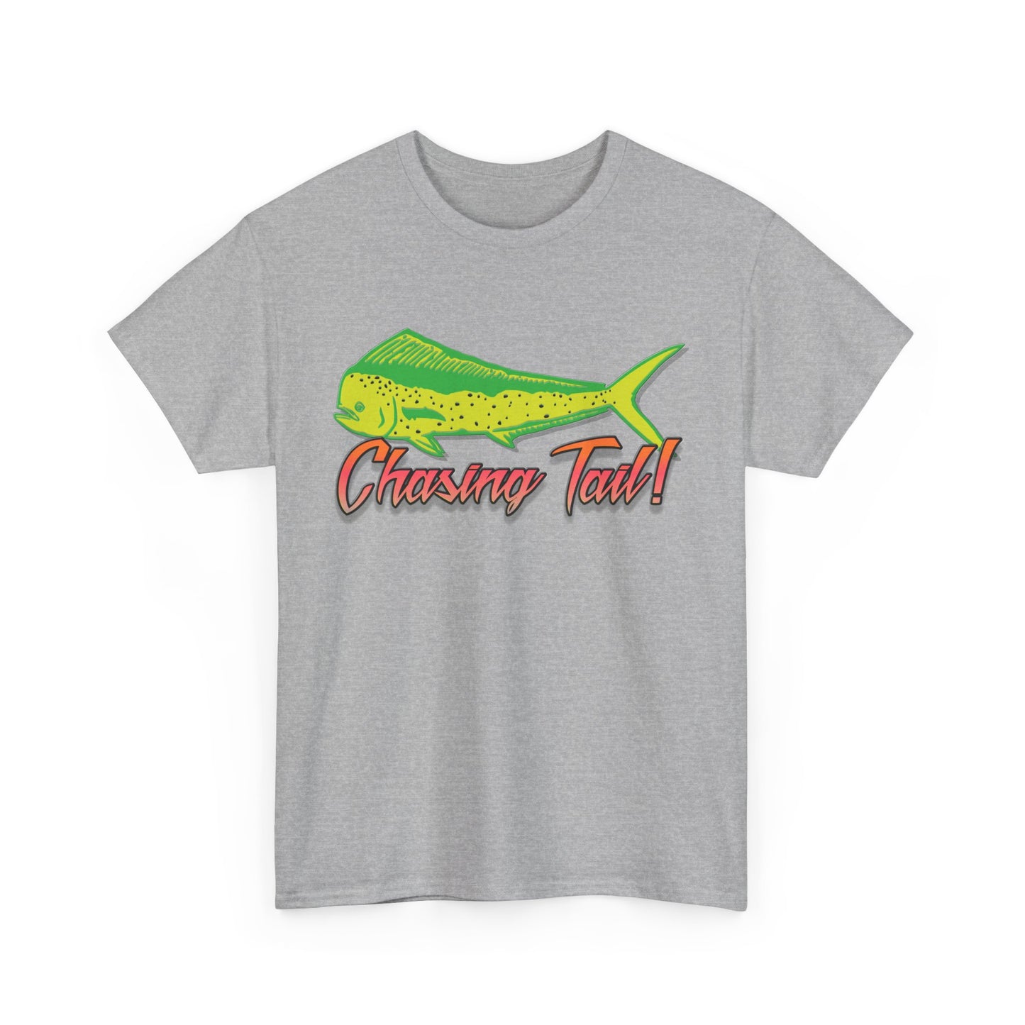 Chasing Tail Dorado. Heavy Cotton T-Shirt