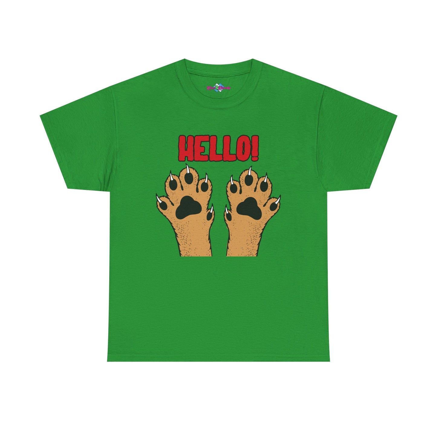Hello Paws. Heavy Cotton T-Shirt