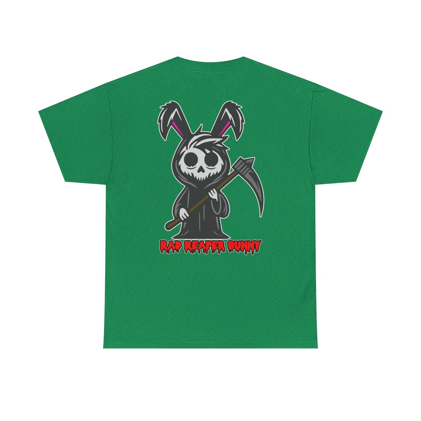 Rad Reaper Bunny, Rad Moto Bunny, Heavy Cotton T-Shirt