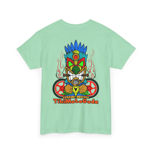 Tiki Moto Godz. Heavy Cotton T-Shirt