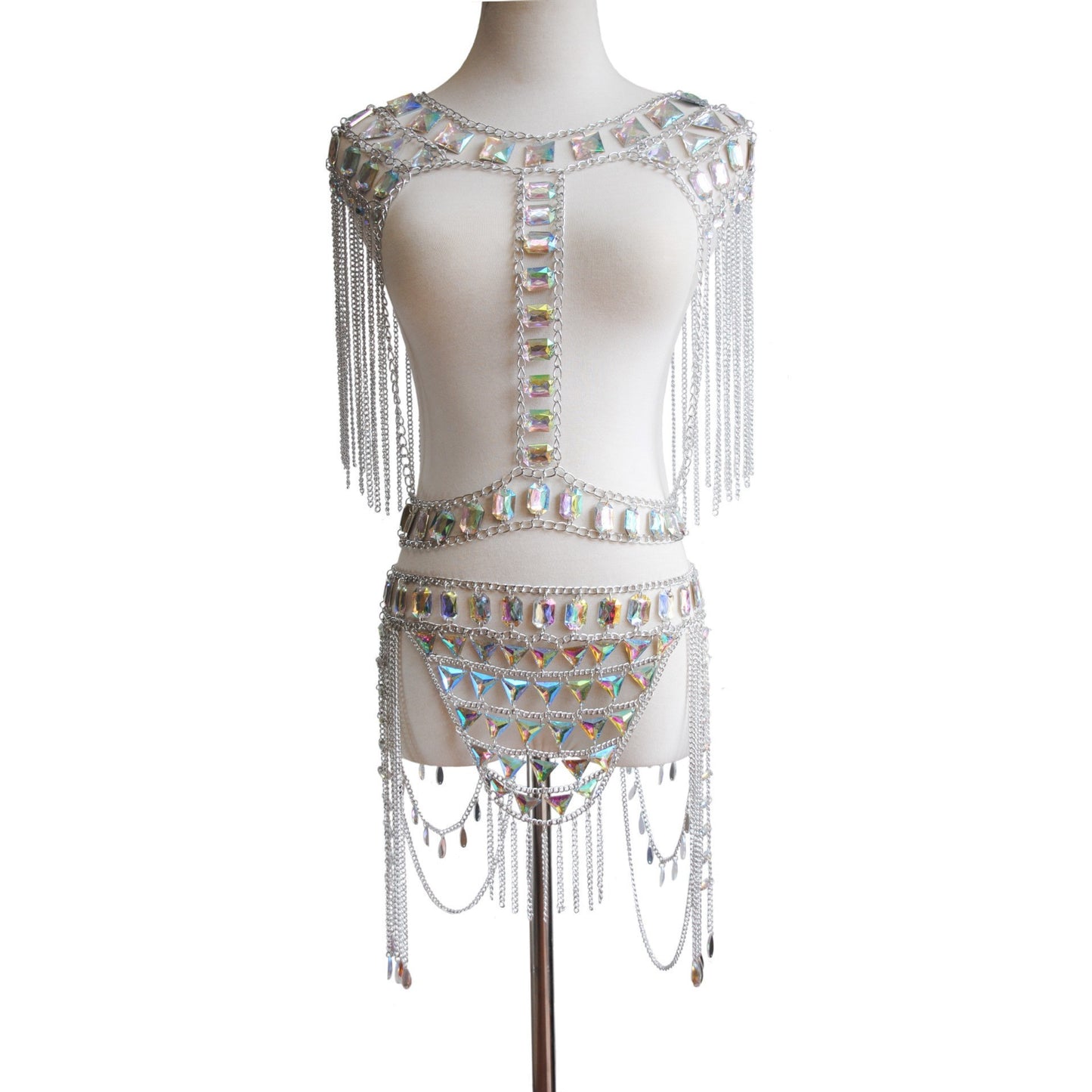 Exotic Dancer Body Chain Outfit