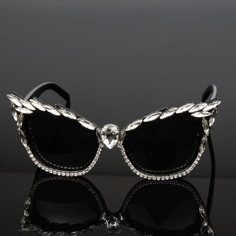 Rhinestone Cat eye Sunglasses