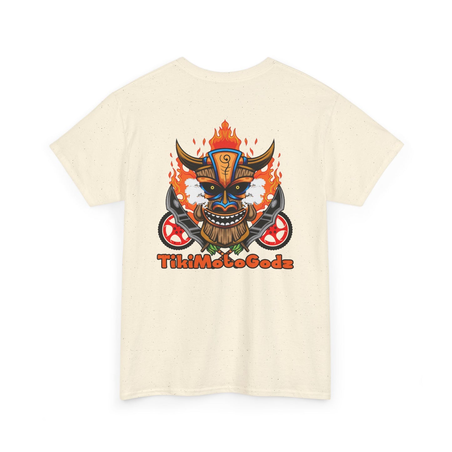 Tiki Moto Godz. Heavy Cotton T-Shirt